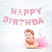 Ballerina Party Supplies Happy Birthday Bannerballet Girls Dance Banner Garland For Birthday Party Favors Decor