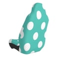 thumbnail image 2 of Naloa Teal Turquoise And White Polka Dot Car Seat Covers Universal Front Seat Coves for Car Accessories ,Padded Car Covers for Automotive, SUV, Truck, and Van, 2 of 5