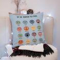 thumbnail image 2 of Counseling Office Must Haves Blue Pillow Cover, Calming Corner, Mental Health Pillowcase Decor for Home Kids,Mental Health Counselor Gifts, Calming Corner Items Kids Pillow Covers 18x18, 2 of 4