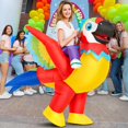 thumbnail image 2 of Disfraz de loro inflable KOOY para fiesta de Halloween para adultos, 2 of 8