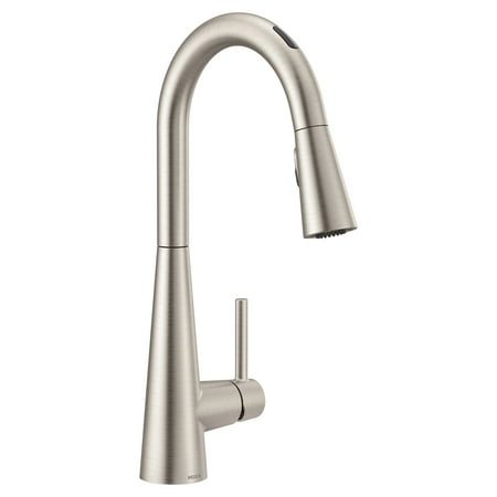 Moen 7864Ev Sleek 1.5 GPM Single Hole Pull Down Kitchen Faucet - Spot Resist Stainless