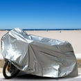 thumbnail image 6 of Universal Motorcycle Cover, All-Season Waterproof Sun Rain Protection, 90.5x51 Inches Size for Scooters and Bikes, Durable EVA Material, 6 of 9