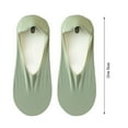 thumbnail image 5 of Kiskick 1 Pair Low Cut Socks Deep Mouth Invisible Anti-slip Pad Ice Silk Hypoallergenic Prevent Heel Loss Breathable Women Non-slip Invisible Yoga Running Socks for Everyday Life, 5 of 7