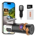 thumbnail image 1 of AUTODIAG Dashcam para Auto,4K Frontal,WiFi,Soporta hasta 256GB,Camara para Carro Camaras para Automovil Interior,170&deg;Gran Angular,Visi&oacute;n Nocturna,Grabaci&oacute;n en Bucle,Senso, 1 of 9