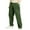 Army Green, variant on CharmCyan Mens Corduroy Loose Fit Trousers Relaxed Straight Leg Pants Comfortable Casual Everyday Wear with Pockets for Men Army Green L