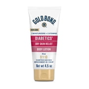 Gold Bond Diabetic Body Lotion, Dry Skin Relief with Vitamin E & Aloe to Soothe and Moisturize Flaky, Rough Skin, 4.5 oz