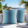 thumbnail image 3 of Dark Blue Grey Ombre Throw Pillow Covers 20x20 Inch Set of 2, Modern Abstract Art Gradient Waterproof Outdoor Pillow Covers, Decorative Cushion Pillowcases for Couch, Sofa, Bed, Garden, Patio, 3 of 9