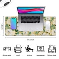 thumbnail image 5 of Long Mouse Pads for Desk,Pioneer Flower Floral Print Pattern Desk Mats on Top Of Desks, Desk Mouse Pad Extra Large with 3mm Non-Slip Base and Stitched Edge for Gaming,Office,Work,Home 31.5"x11.8", 5 of 6