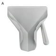 thumbnail image 2 of French Fry Bagger Scoop, Multifunctional Commercial Popcorn Scooper, Plastic Smooth Food French Fries Shovel Fry Scoop (Dual/Right Handle) 1 Pcs, 8.1x9.13", 2 of 6