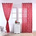 thumbnail image 2 of DYstyle Printed Voile Sheer Grommet Single Curtain Panel, 2 of 3