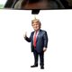 thumbnail image 5 of Dibujos Animados Trump Donald Adorno Navidad Acrílico Ornament Adjunto, 5 of 9