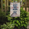 thumbnail image 2 of Carolines Treasures BB5445GF My Heart Beats Red White and Blue Flag Garden Size  Small multicolor, 2 of 3