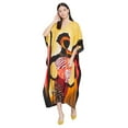 thumbnail image 2 of Oussum Plus Size Kaftan for Women Maxi Dress Kimono Sleeve Caftan Casual Dresses Online, 2 of 7