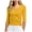 Yellow, variant on GEWSEY V Neck T Shirts for Women 3/4 Sleeve Cute Tops Casual Three Quarter Length Dressy Blouses Loose Layering Tunic Tops (Pink, M)