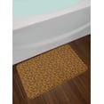 thumbnail image 2 of Abstract Bath Mat, Butterfly Wing Inspired Pattern Prehistoric Camouflage Style Simple, Plush Bathroom Decor Mat with Non Slip Backing, 29.5" X 17.5", Black Orange and White, by Ambesonne, 2 of 2