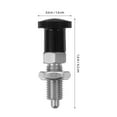 thumbnail image 2 of Miangastore Bouton de Plongeur à Ressort Type Réinitialisation en Acier Inoxydable M6, 2 of 8
