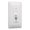 White, variant on WALLPLATE TOGGLE COVR 1G (Pack of 1)