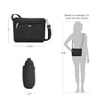 thumbnail image 4 of Travelon Women's Zippered Crossbody Bag, Black, 4 of 5