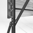 thumbnail image 6 of 20x20FT Metal Carport Heavy Duty with Galvanized Steel Roof, Outdoor Garage Car Shelter Shade for 2 Cars, Boats and Truck, 6 of 12