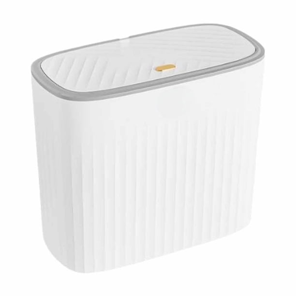 Yhmxh Utensilios de cocina Cubo de basura agrietado con tapa a presión para cocina y baño. Muebles para cocina Accesorios de cocina Mueble organizador cocina Juego de utensilios de cocina