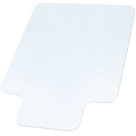 Hearth Floor Protector Clear PVC Chair Mat with Extended Lip for Hard Floors, Transparent Hard Floor Protector with Non-Studded Bottom, BPA Free, for Home Office, 48