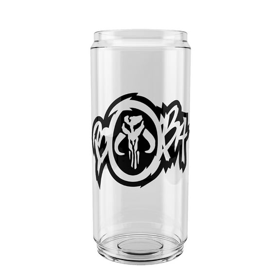 Star Wars: The Book of Boba Fett Boba Mythosaur Skull Tritan Can Shaped Cup Clear 16 oz.