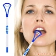 thumbnail image 2 of Limpiador de lengua, raspador de lengua inoxidable, herramienta de cuidado bucal, 2 of 2
