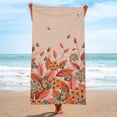 thumbnail image 5 of Absorbent Beach Towel Non Shedding Soft Fast Water Absorption Soft And Dense Skin Friendly Swimming Towel Printed Bath Towel, 5 of 8