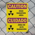 thumbnail image 5 of (2 Pack) High Radiation Area Bilingual OSHA Caution Radiation Sign 7 Inch X 10 Inch Indoor / Outdoor Rust-Free Aluminum Metal Signs for Workplace, Workshop, and Construction Site, Made, 5 of 8