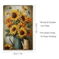 thumbnail image 2 of YNLLOOFA Antique Tin Sign Always Believe Vintage Signs Decoration Sunflower in Watering Can Metal Tin Sign Motivational Wall Decor Rustic Farmhouse Wall Art Relaxing Decorative Wall Art 8x12in, 2 of 7