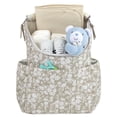 thumbnail image 4 of Mochila para pañales Baby Essentials, marrón, con cambiador, 4 of 9