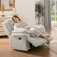thumbnail image 3 of Roundhill Furniture Ardello Manual Recliner with Wide-Wale Corduroy Upholstery, Gray, 3 of 14