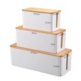 thumbnail image 3 of Stylish Home Office Power Strips Wire Hider Protector Cover Dustproof Cable Management Box Black L, 3 of 9