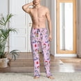 thumbnail image 2 of Logiee Christmas Unicorns Print Pajama Pants for Men,Men’s Pajama Bottoms,Mens PJ Pants with Pockets & Button Fly-Small, 2 of 6