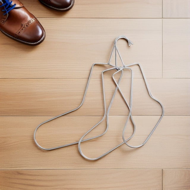 YSNOOWE 3Ud Rack Colgante De Acero Inoxidable Para Calcetines En Pared O Puerta Plateado