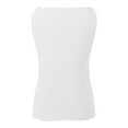 thumbnail image 4 of DuoJiaJ Women's V-Neck Sleeveless Blouse,Knot Detail Solid Casual Tank Top,M, 4 of 4