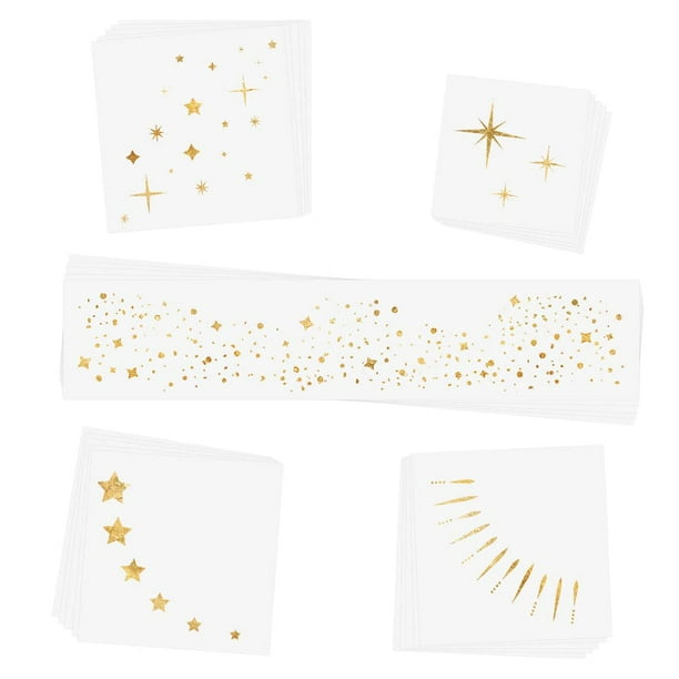 Set de 25 luces centelleantes para tatuajes temporales