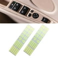 thumbnail image 5 of yotijar 2Pcs Car Control Switch Luminous Stickers Universal Car Night Glowing Decals Green, 5 of 8