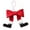Rouge4, variante sur TIELUTT Ornement Suspendu pour Nœud Festif Élégant avec Pendentifs pour la Saison des Fêtes, Guirlande Transparente pour Décorations de Pâques, Packs d'Ornements de Noël, Accessoire de Gâteau et Chaîne de Pierres Précieuses