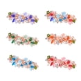 thumbnail image 3 of fastboy Rhinestones Hair Clip Slides Clips Flower Special Design Charming Hairpins Household Birthday Gift Styling Accessory Blue, 3 of 6