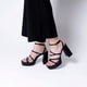 thumbnail image 4 of Zapatilla Dasalo Estilo Mary Jane Tipo Sandalia Negra Con Tacón De Bloque, 4 of 5