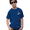 Blue, variant on Cool Triangle Mountain Print Casual Short Sleeve T-shirt For Boys, Kid Boys Summer Clothes Sizes 7-15