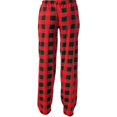 thumbnail image 3 of CHICVOMEY Pajama Pants for Women with Drawstring Plaid Loose Fit Lounge Sleep Bottom Wide Leg Pj Pants for Women, 3 of 6