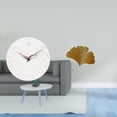 thumbnail image 2 of Reloj De Pared Decorativo Silencioso Con Diseño De Hojas De Ginkgo En Hierro Forjado, Ideal Para El Hogar, La Oficina, La Cocina, El Estudio, La Sala De Estar, El Comedor De Hoteles Y, 2 of 8