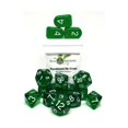 thumbnail image 1 of Set de dados Role 4 Initiative R4I con Arch'd4, color verde oscuro translúcido, 1 of 1
