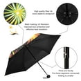 thumbnail image 4 of Brilliant Fireworks Pattern Umbrellas for Sun Auto Open Close UV50+ Waterproof 5-Fold Compact Fiberglass Frame, 4 of 6