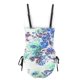 thumbnail image 3 of Tops de Bikini para las Mujeres Patrón Multicolor Impresión Trasera Recorte Sling Traje de Baño, Traje de Baño de Pieza Modesta, 3 of 6