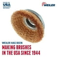 thumbnail image 2 of Weiler Crimped Wire Cup Wire Brush, 6", 0.020 " 93814, 2 of 7