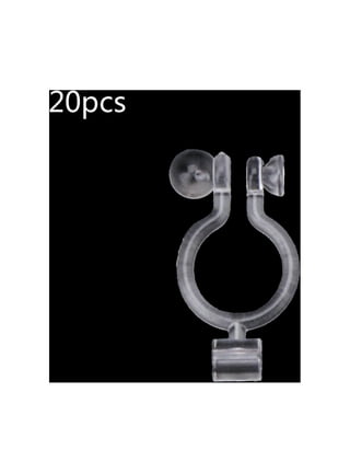 ESTONE 10Pc Clip-on Earring Converter Non-pierced Ear Hoop With Comfort  Earring Cushion
