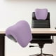 thumbnail image 1 of Almohada cervical ergonómica y cómoda para silla de oficina, reposacabezas de espuma viscoelástica, cojín para s, dormitorios y salas de Violeta, 1 of 8